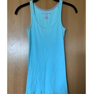 Sky Blue Stretch Fit Tank Top